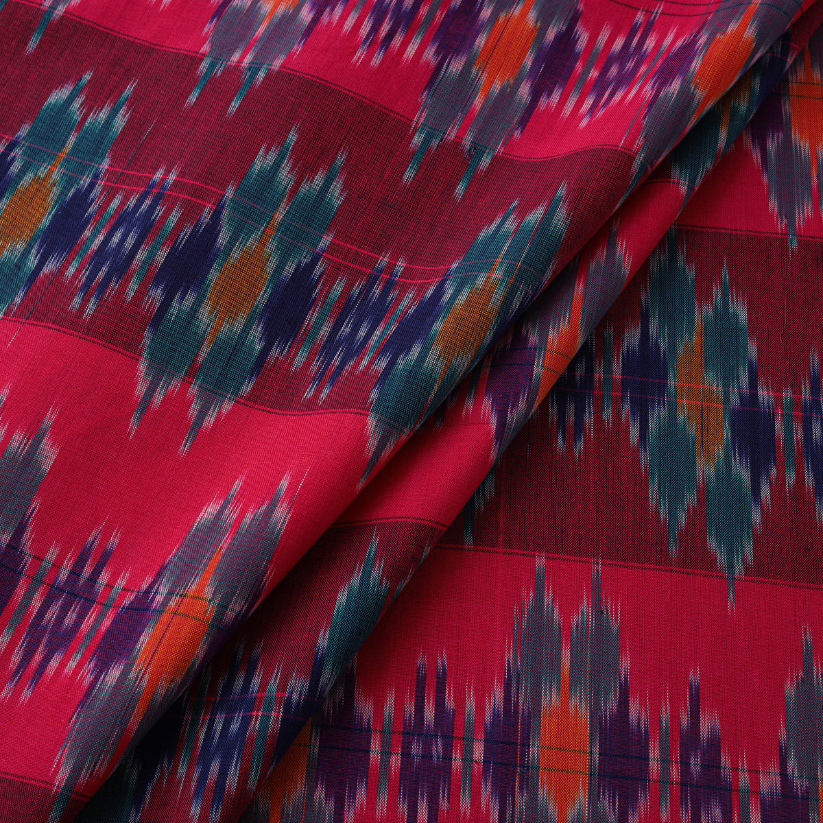 Pochampally Central Asian Ikat Pure Cotton Fabric 08