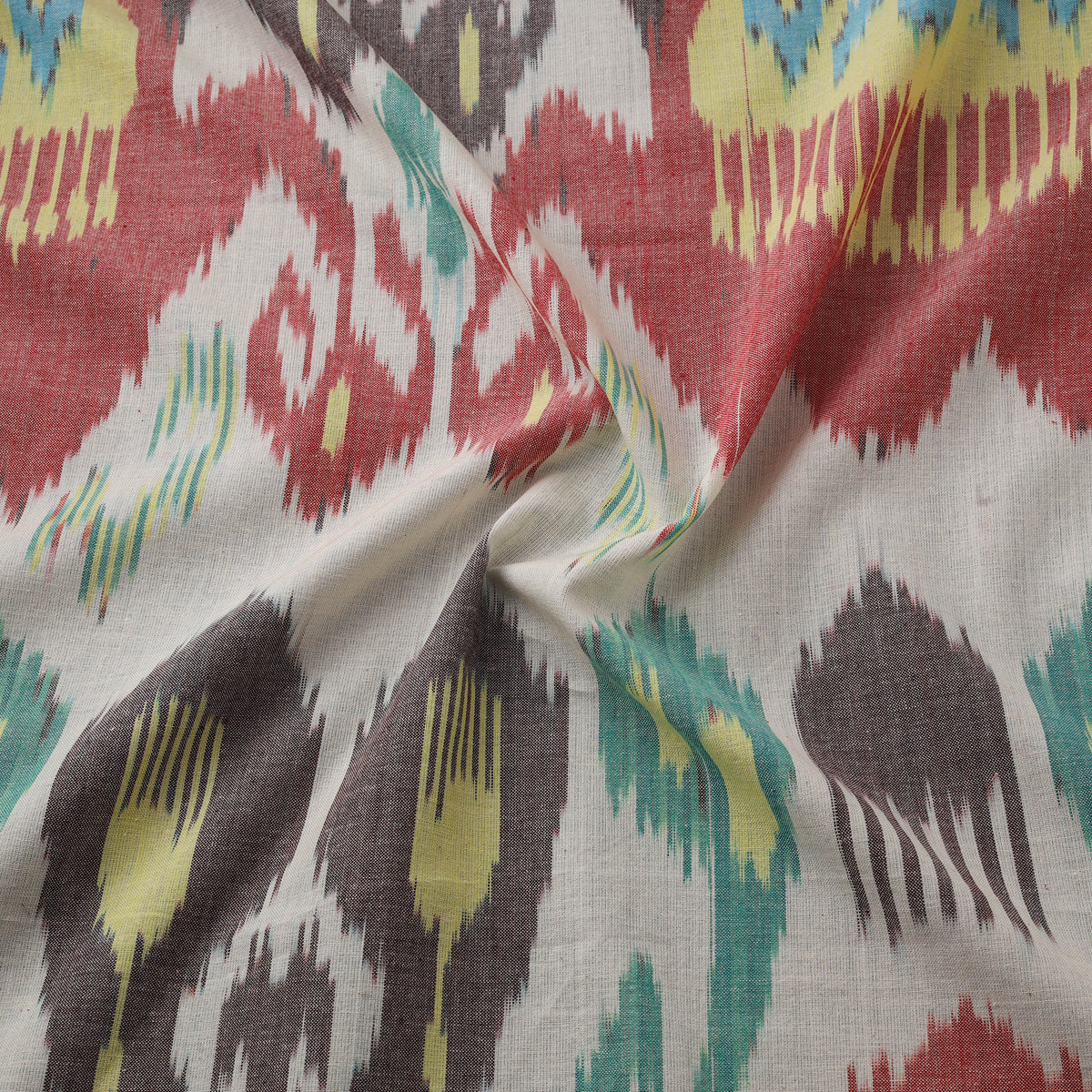 Pochampally Central Asian Ikat Pure Cotton Fabric 09