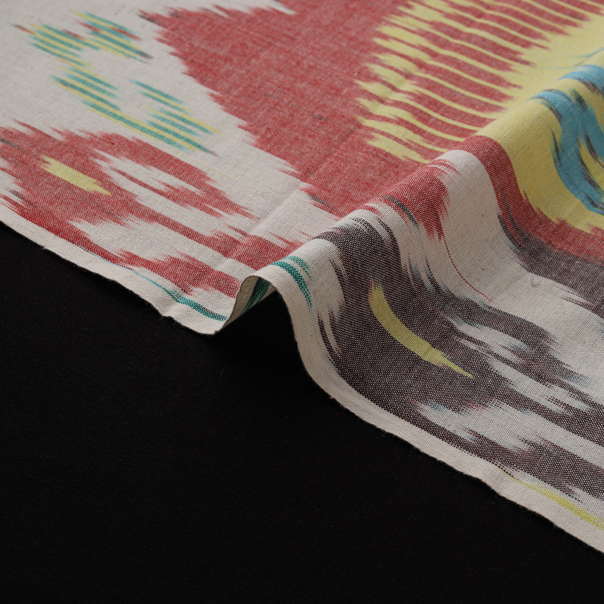 Pochampally Central Asian Ikat Pure Cotton Fabric 09