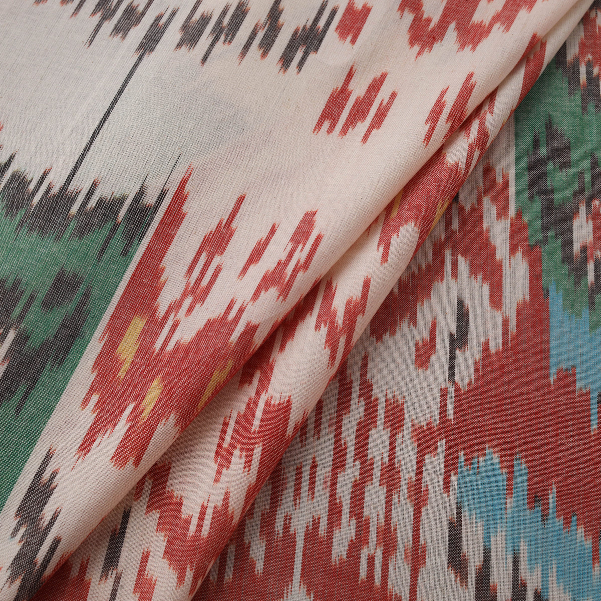 Pochampally Central Asian Ikat Pure Cotton Fabric 10