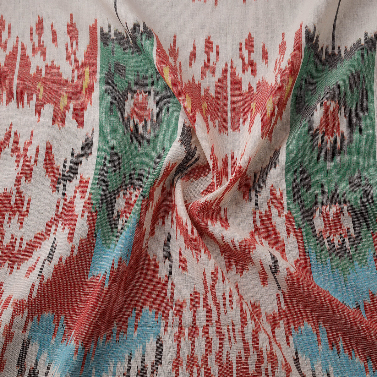 Pochampally Central Asian Ikat Pure Cotton Fabric 10