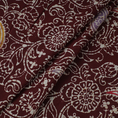 Brown - Exclusive Indonesian Style Batik Printed Cotton Fabric 39