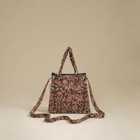 Brown - Handcrafted Quilted Sling Bag 65