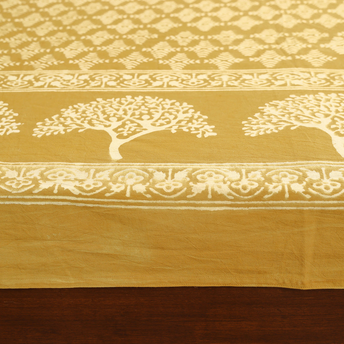 Pipad Hand Block Print Double Bedsheet with 2 Pillow Cover Set (108 x 90 in) 30
