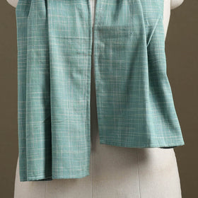 Green Plain Cotton Stole