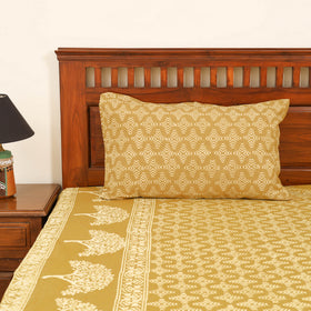 Pipad Hand Block Print Double Bedsheet with 2 Pillow Cover Set (108 x 90 in) 30