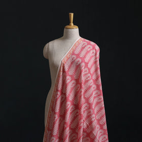 Bagh Hand Block Print Pure Mul Cotton Natural Dyed Fabric 11