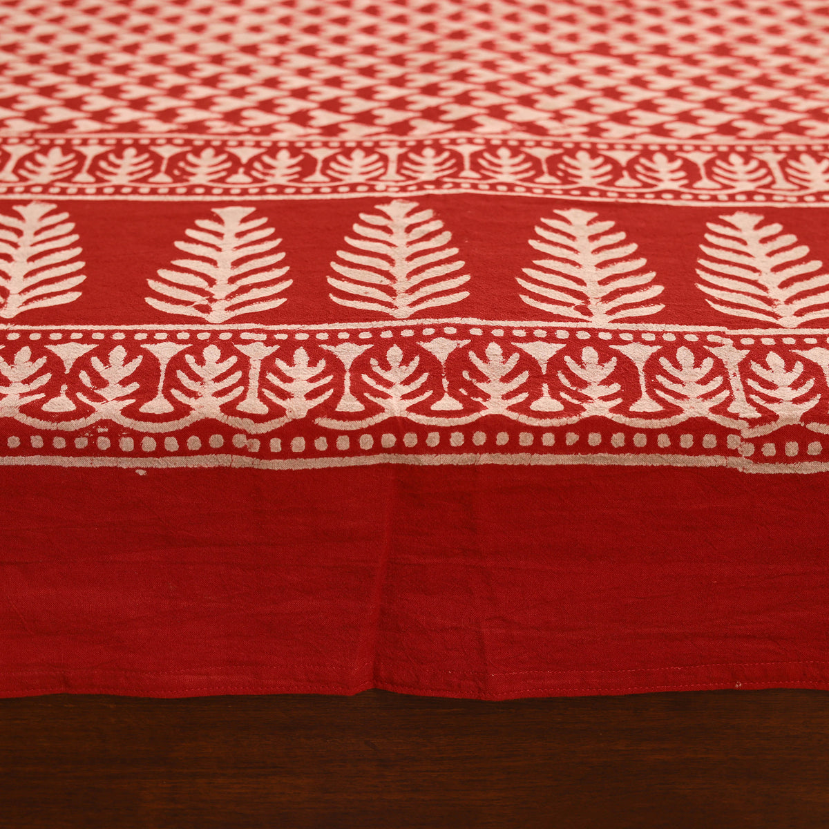 Pipad Hand Block Print Double Bedsheet with 2 Pillow Cover Set (108 x 90 in) 33