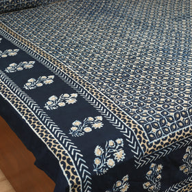 Pipad Hand Block Print Double Bedsheet with 2 Pillow Cover Set (108 x 90 in) 35