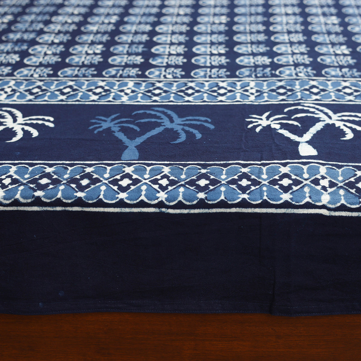 Pipad Hand Block Print Double Bedsheet with 2 Pillow Cover Set (108 x 90 in) 36