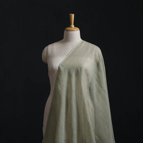 Green - Plain Kota Doria Cotton Fabric 03