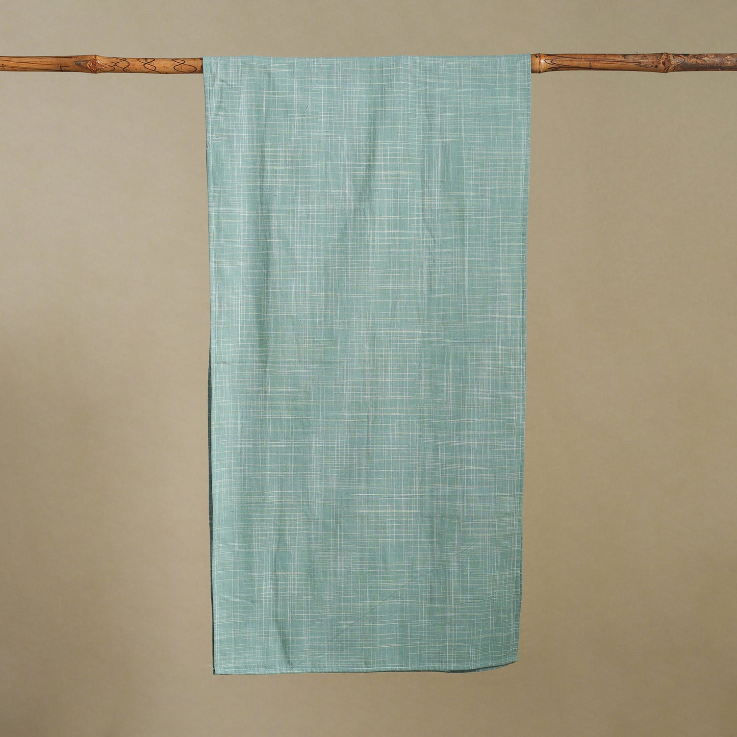 Green Plain Cotton Stole