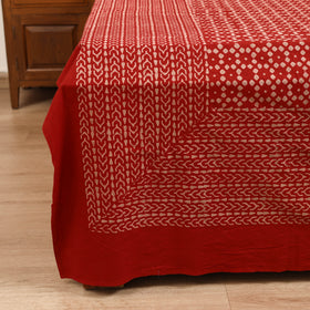 Pipad Hand Block Print Double Bedsheet with 2 Pillow Cover Set (108 x 90 in) 37