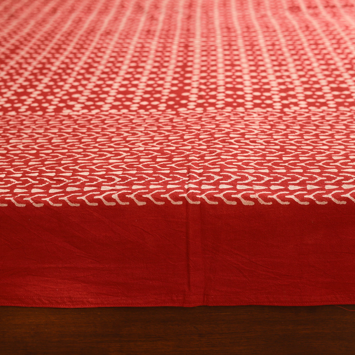 Pipad Hand Block Print Double Bedsheet with 2 Pillow Cover Set (108 x 90 in) 37