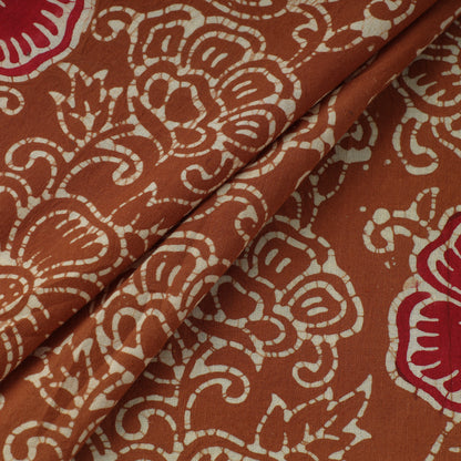 Brown - Exclusive Indonesian Style Batik Printed Cotton Fabric 25