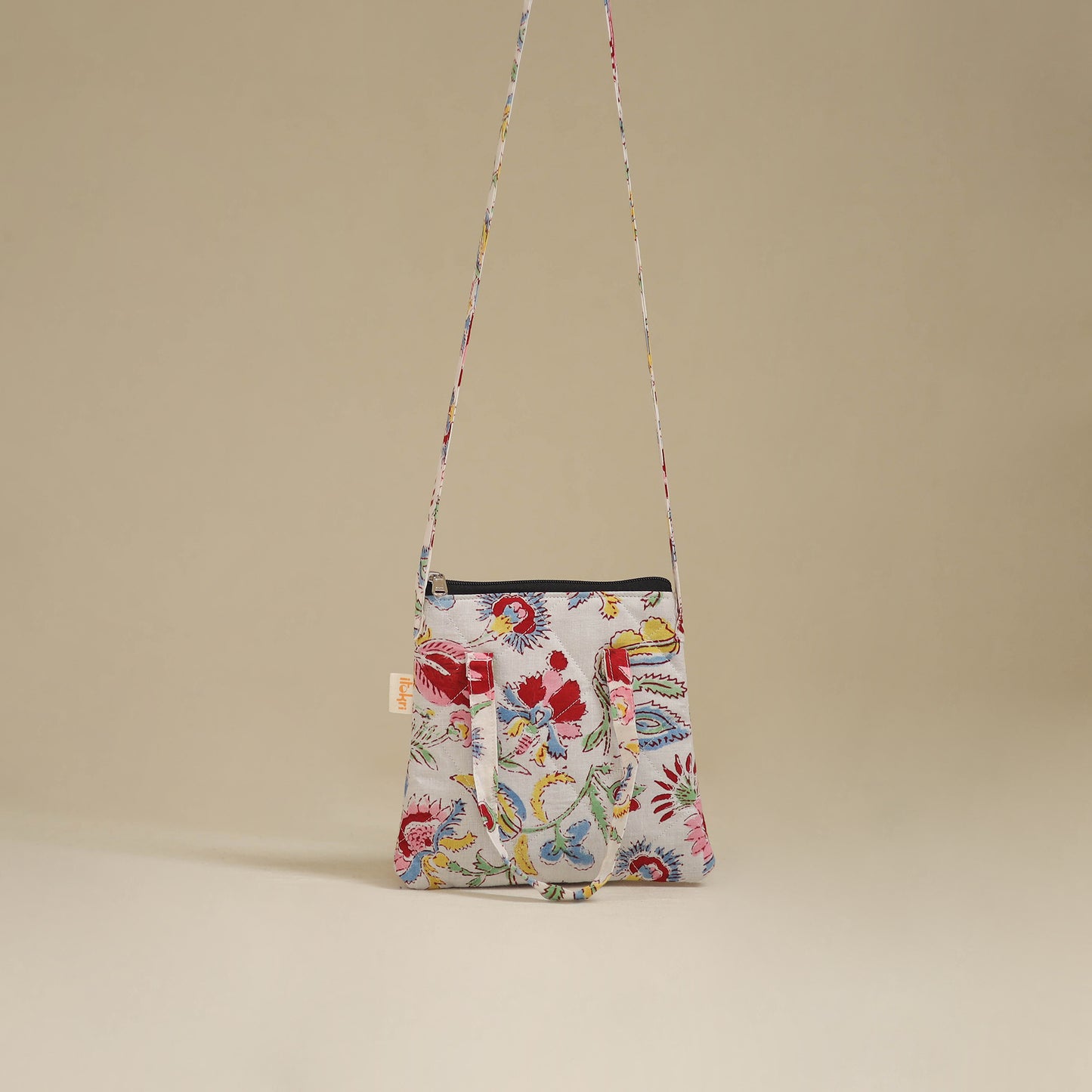 Handcrafted Quilted Sling Bag 82