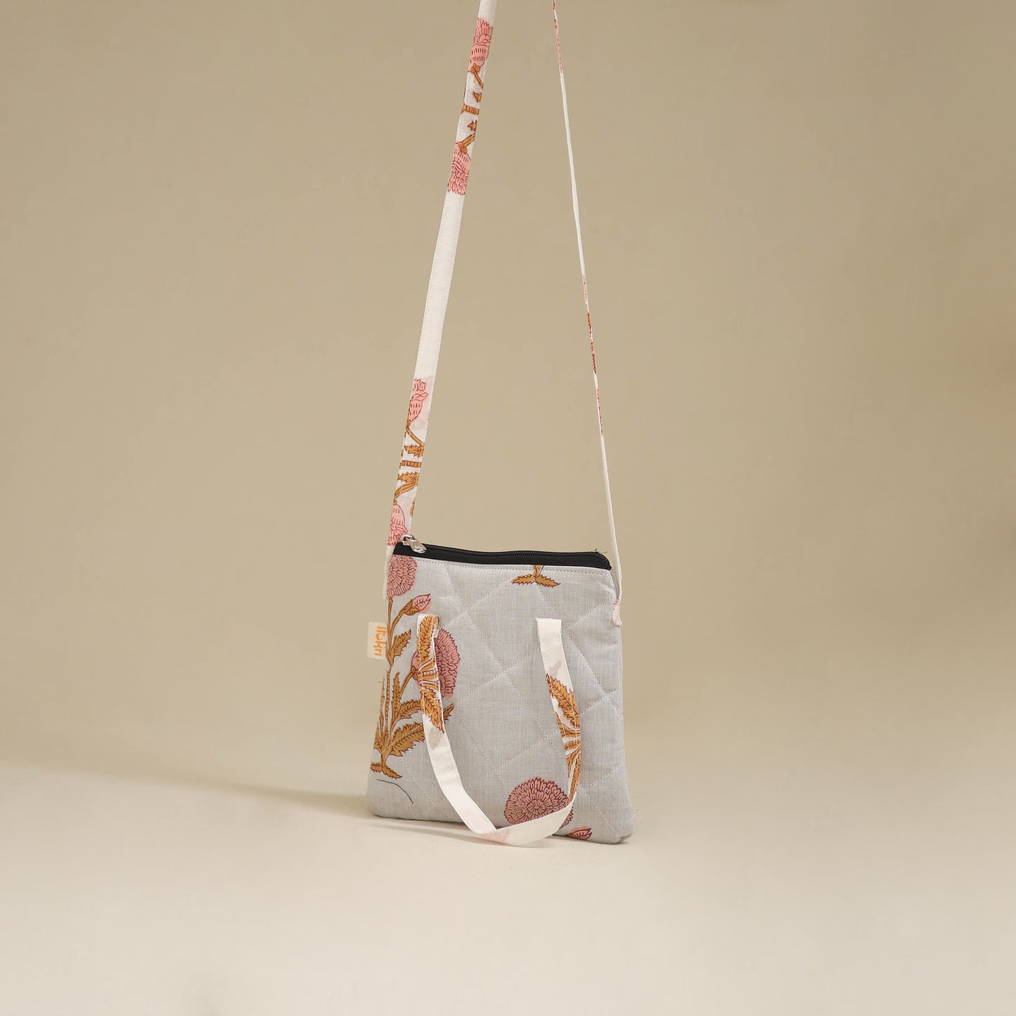 Handcrafted Quilted Sling Bag 84