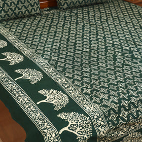 Pipad Hand Block Print Double Bedsheet with 2 Pillow Cover Set (108 x 90 in) 40