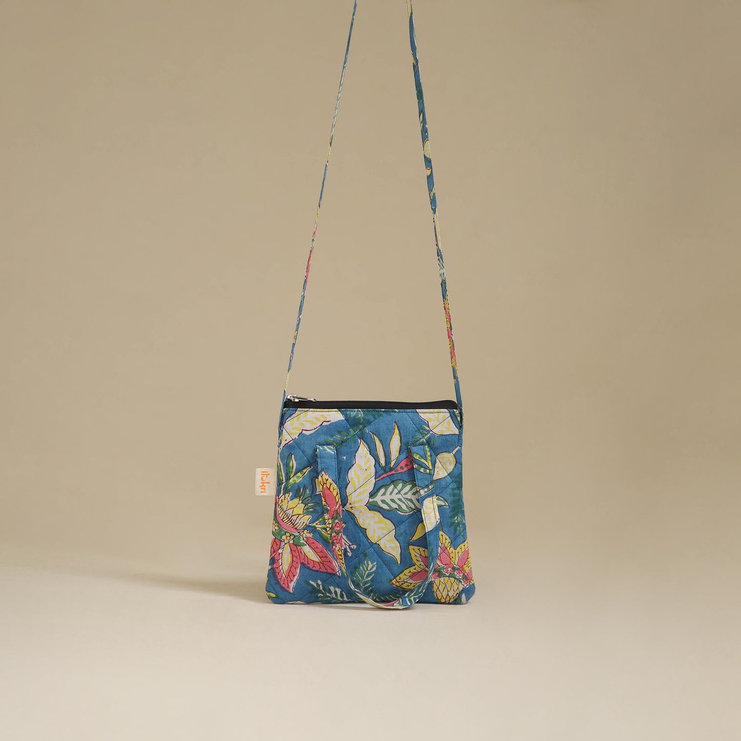 Handcrafted Quilted Sling Bag 87