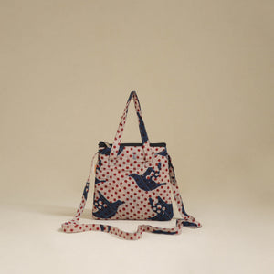 Beige - Handcrafted Quilted Sling Bag 88