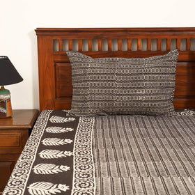 Pipad Hand Block Print Double Bedsheet with 2 Pillow Cover Set (108 x 90 in) 52
