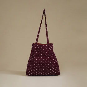 Handcrafted Fabric Shoulder Bag 05