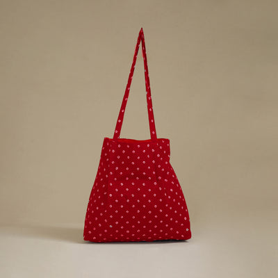 Handcrafted Fabric Shoulder Bag 14