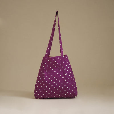 Handcrafted Fabric Shoulder Bag 09