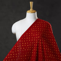 Red - Kutch Tie-Dye Cotton Bandhani Fabric 04