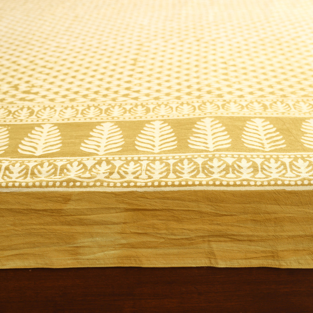 Pipad Hand Block Print Double Bedsheet with 2 Pillow Cover Set (108 x 90 in) 46
