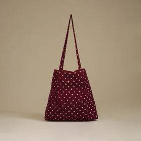 Handcrafted Fabric Shoulder Bag 17