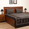 Pipad Hand Block Print Double Bedsheet with 2 Pillow Cover Set (108 x 90 in) 49