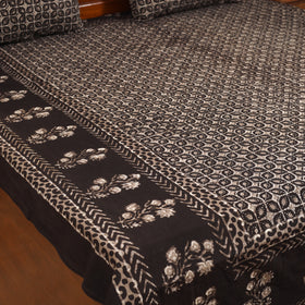 Pipad Hand Block Print Double Bedsheet with 2 Pillow Cover Set (108 x 90 in) 49