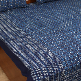 Pipad Hand Block Print Double Bedsheet with 2 Pillow Cover Set (108 x 90 in) 54