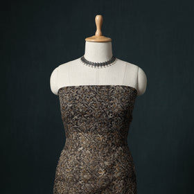 Pedana Kalamkari Block Print Kota Doria Cotton 2pc Unstitched Dress Material Kurta Set 05
