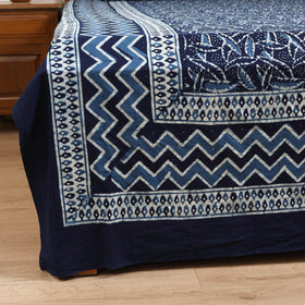 Pipad Hand Block Print Double Bedsheet with 2 Pillow Cover Set (108 x 90 in) 56