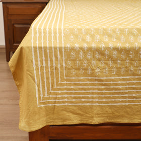 Pipad Hand Block Print Single Bedsheet with 1 Pillow Cover Set (90 x 60 in) 29