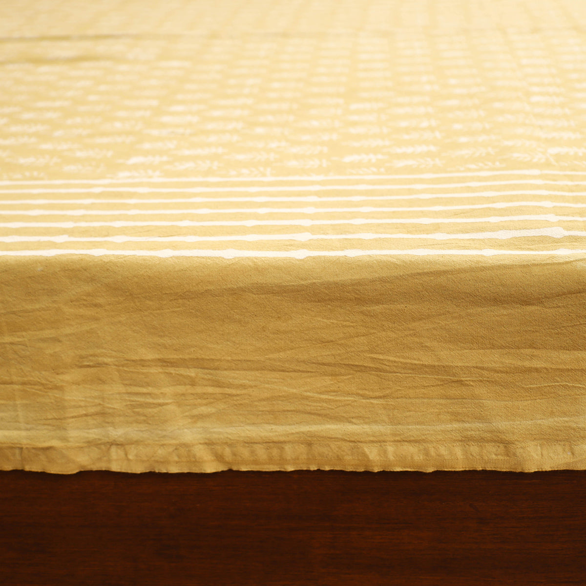 Pipad Hand Block Print Single Bedsheet with 1 Pillow Cover Set (90 x 60 in) 29