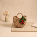 Handcrafted Crochet Work Natural Water Hyacinth Handbag for Women 10