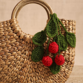 Handcrafted Crochet Work Natural Water Hyacinth Handbag for Women 10