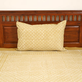 Pipad Hand Block Print Single Bedsheet with 1 Pillow Cover Set (90 x 60 in) 23
