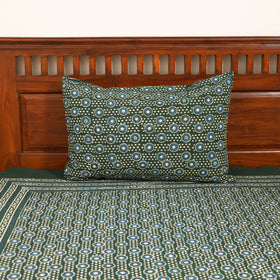 Pipad Hand Block Print Single Bedsheet with 1 Pillow Cover Set (90 x 60 in) 22