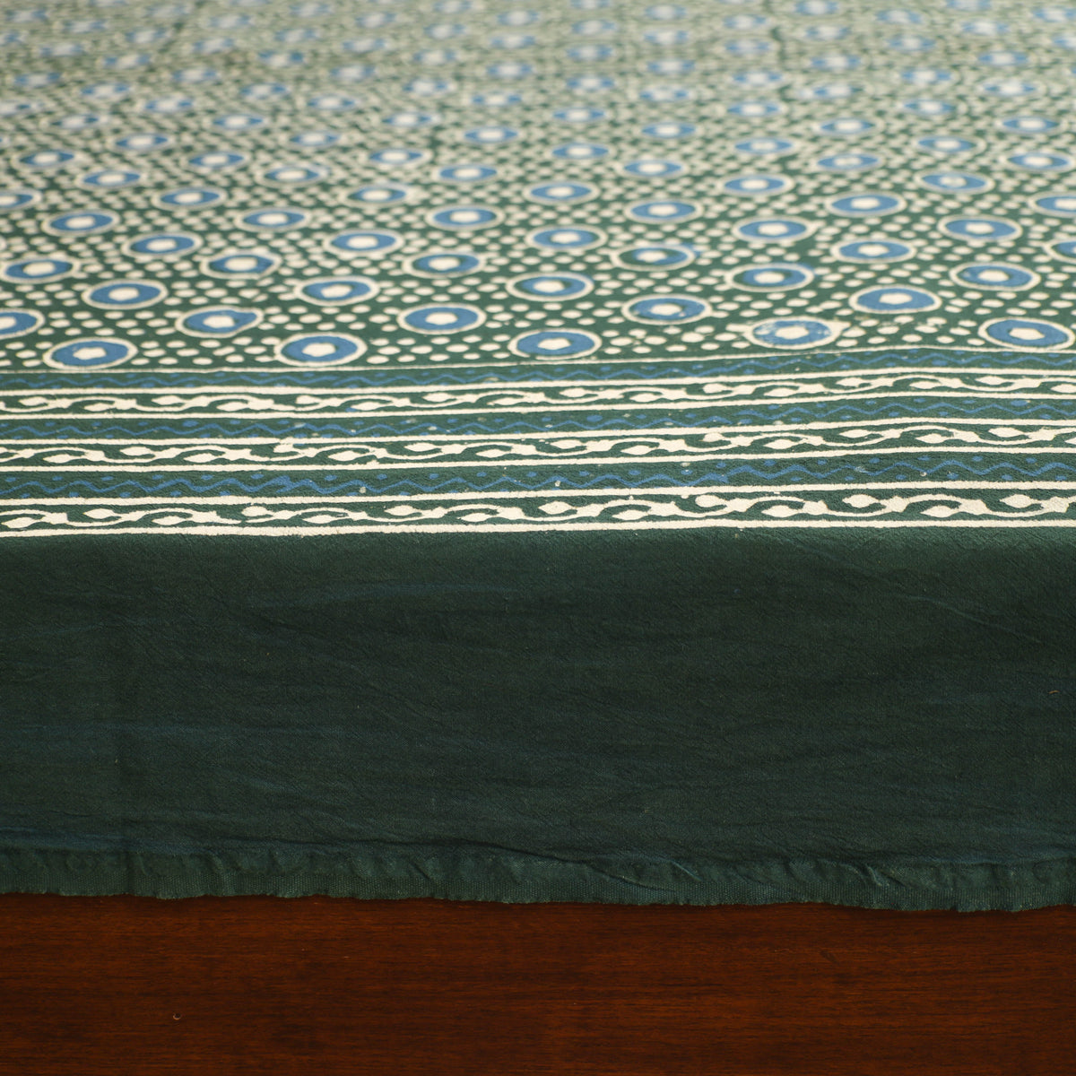 Pipad Hand Block Print Single Bedsheet with 1 Pillow Cover Set (90 x 60 in) 22