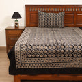 Pipad Hand Block Print Single Bedsheet with 1 Pillow Cover Set (90 x 60 in) 20