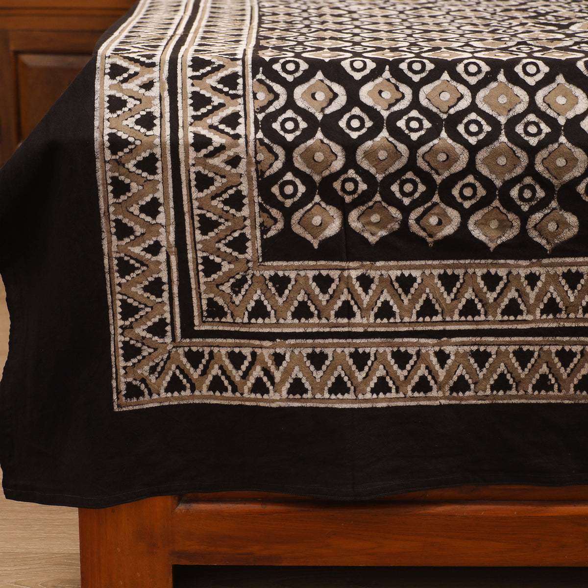 Pipad Hand Block Print Single Bedsheet with 1 Pillow Cover Set (90 x 60 in) 20