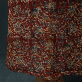 Pedana Kalamkari Block Print Kota Doria Cotton 2pc Unstitched Dress Material Kurta Set 18