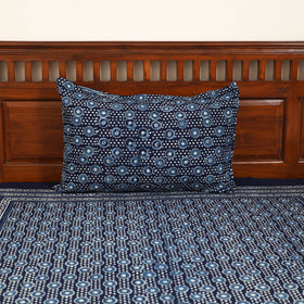 Pipad Hand Block Print Single Bedsheet with 1 Pillow Cover Set (90 x 60 in) 18