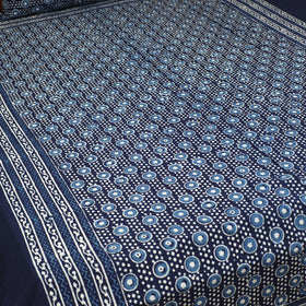 Pipad Hand Block Print Single Bedsheet with 1 Pillow Cover Set (90 x 60 in) 18