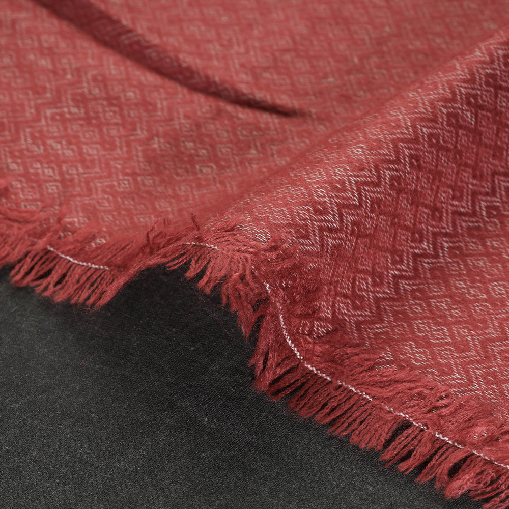 Maroon - Acrylic Fine Wool Fabric 01