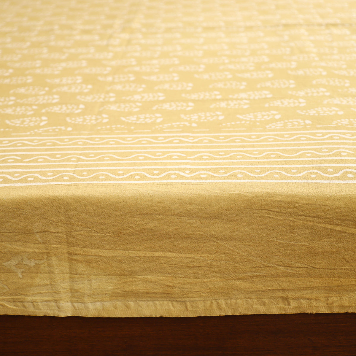 Pipad Hand Block Print Single Bedsheet with 1 Pillow Cover Set (90 x 60 in) 14